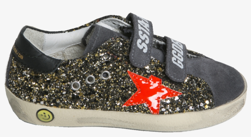 Golden Goose Superstar Old School Glitter - Golden Goose Deluxe Brand, transparent png #4180418