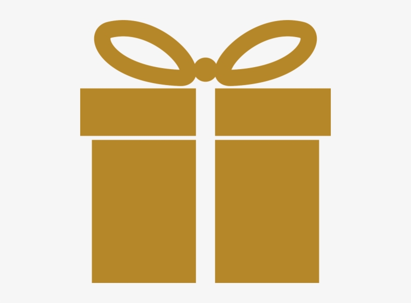 Gold Gift Icon Png, transparent png #4180420