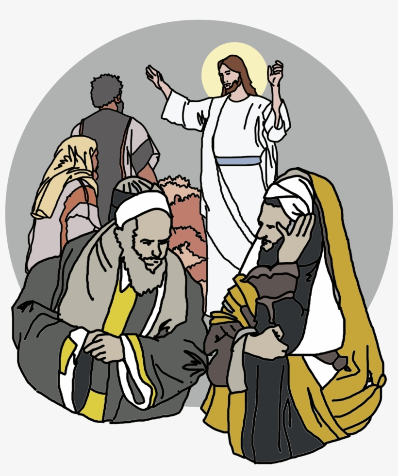 Jesus Pharisees Clipart, transparent png #4180691