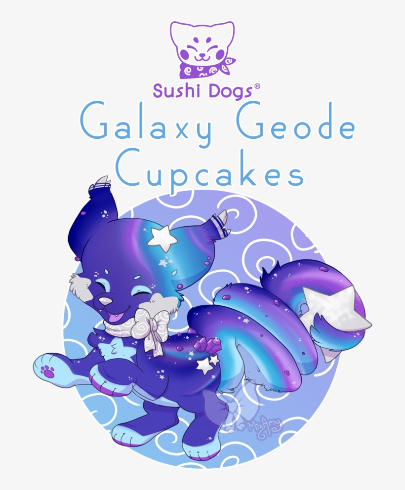 Clipart Cupcake Galaxy - Galaxy Sushi Dogs, transparent png #4181061