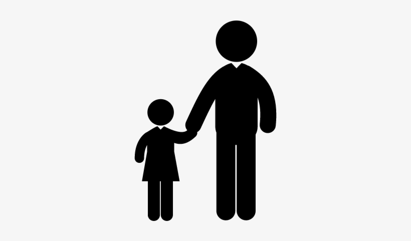 Man With Child Vector - Child Adult, transparent png #4181202