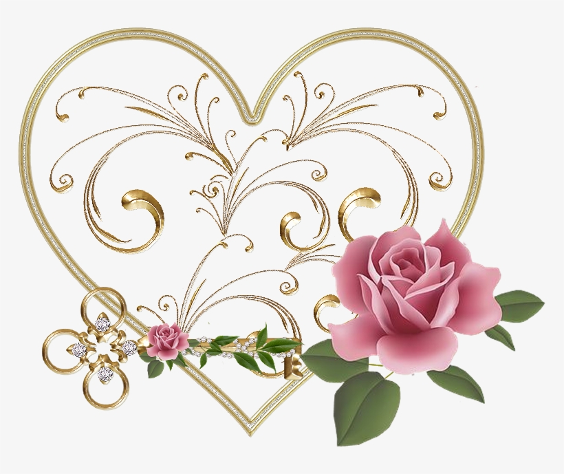 Colorful Heart Png Pic Photo - Mianmian Lifelike Noble Rose Flowers Wall Stickers, transparent png #4181231