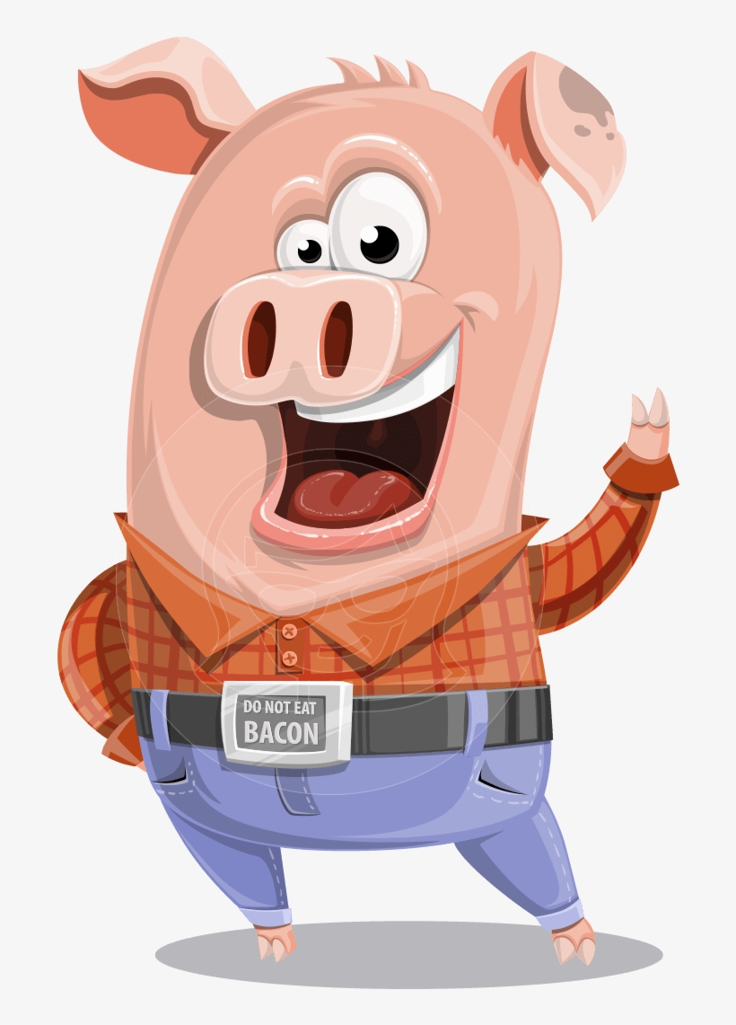 Pigasso The Creative Pig - Character, transparent png #4181299
