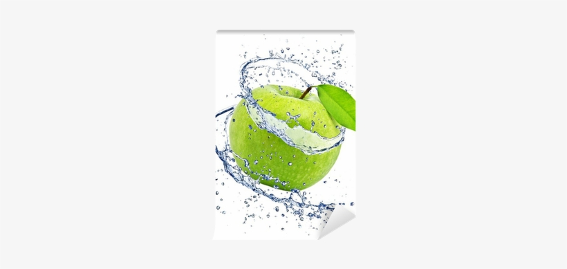 Green Water Splash Png Download - Apple Juice Splash Png, transparent png #4181894
