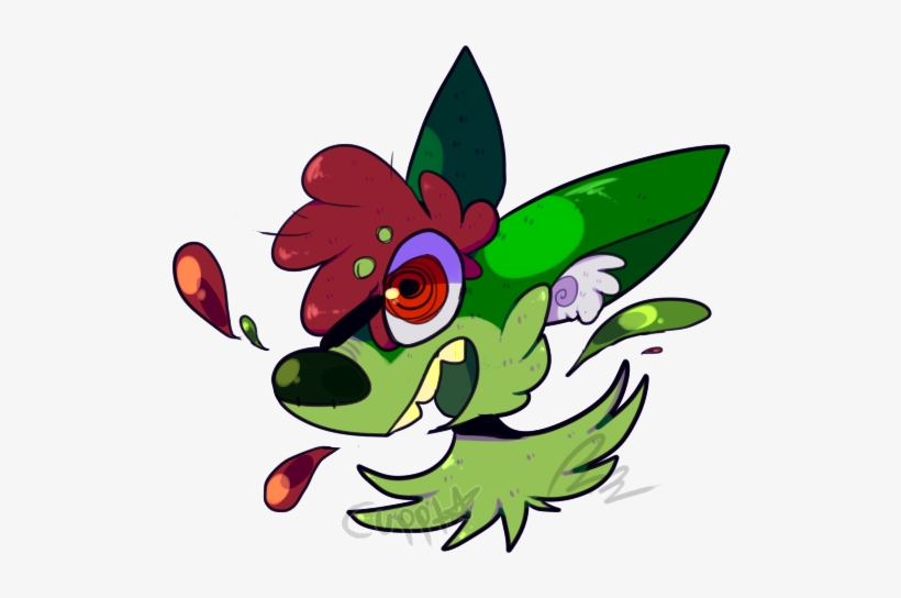 Green Splash - Cartoon, transparent png #4182073