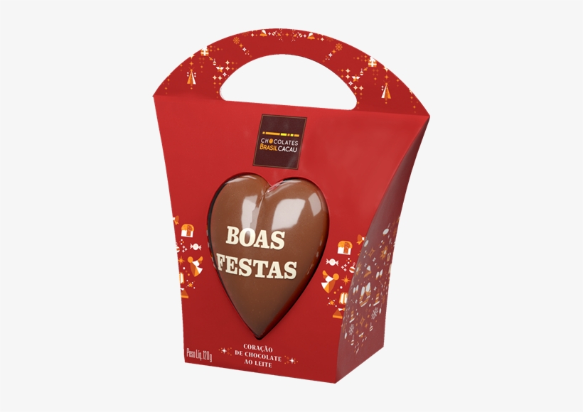 Coração Boas Festas - Heart, transparent png #4182183