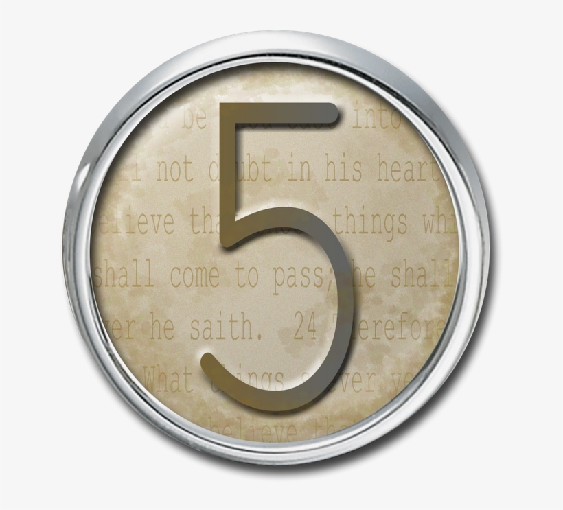 "tan Aged Circles" Png Free Scrapbook Numbers And Symbols - Number, transparent png #4183226