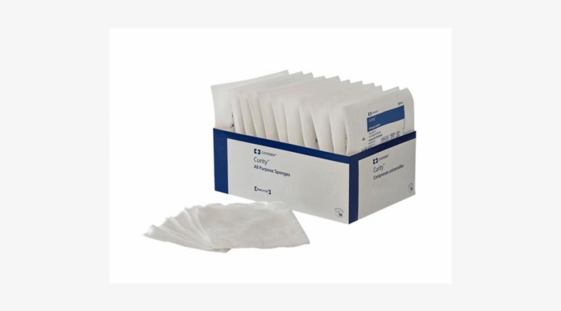 Covidien 8043 Curity 3 X 3 Inch All Purpose Sponge - Covidien Kendall Dermacea Non-woven All Purpose Sponges,3", transparent png #4183331