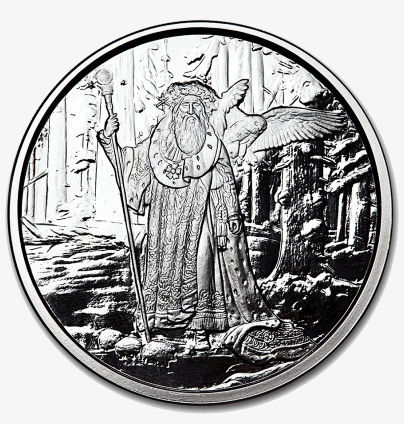 Merlin 1oz Silver Proof Round - Coin, transparent png #4183359