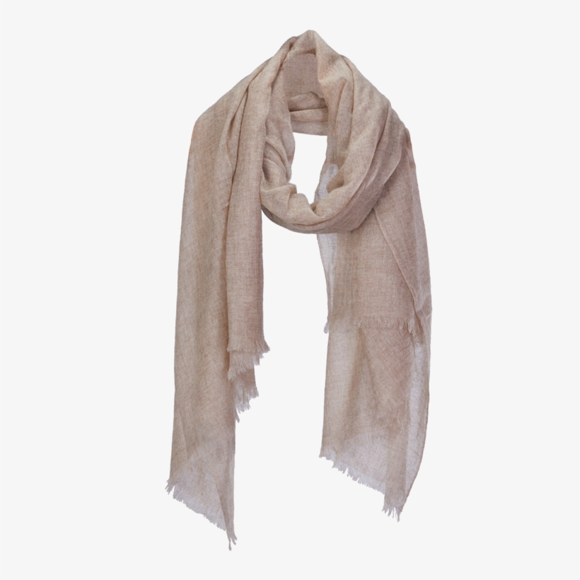 Gauze Oatmeal Cashmere Scarf, transparent png #4183710