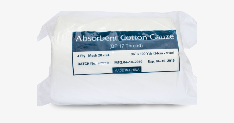 Cotton Gauze - Pharmaceutical Industry, transparent png #4183754