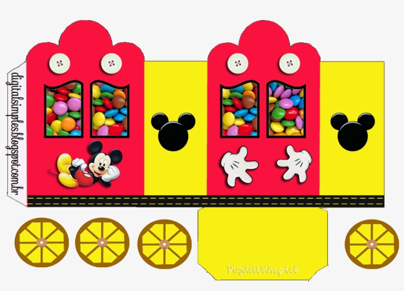 Carrocinha Pipoca Digital Mickey - Mickey, transparent png #4184104