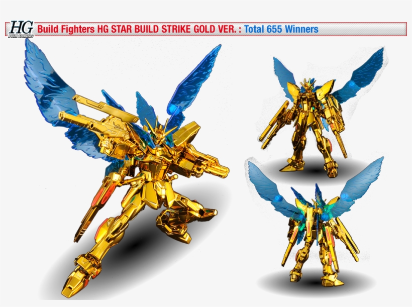 Img Prize Strikegold My2014 - Gundam Build Fighters Star Build Strike, transparent png #4185013
