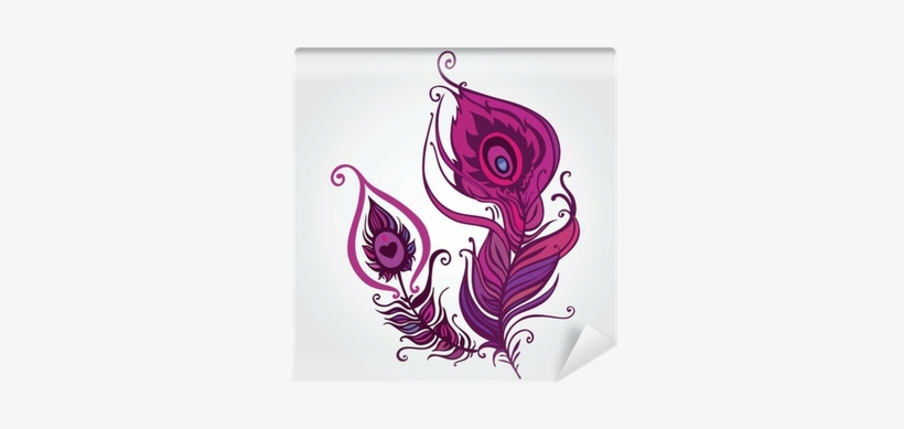 Peacock Feather Tattoos On Hands, transparent png #4185138