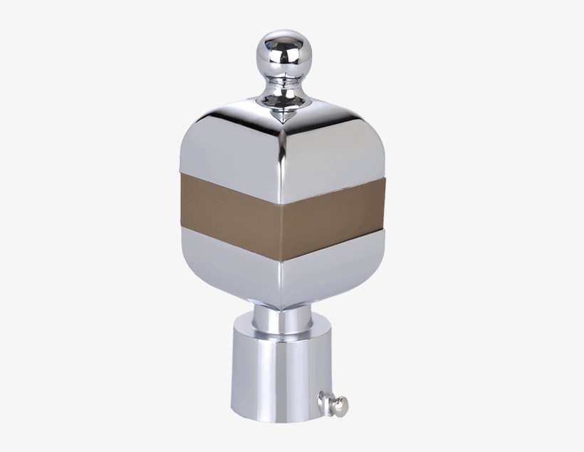 Fancy Curtain Rod Finials - Ss Curtain Bracket Png, transparent png #4185141