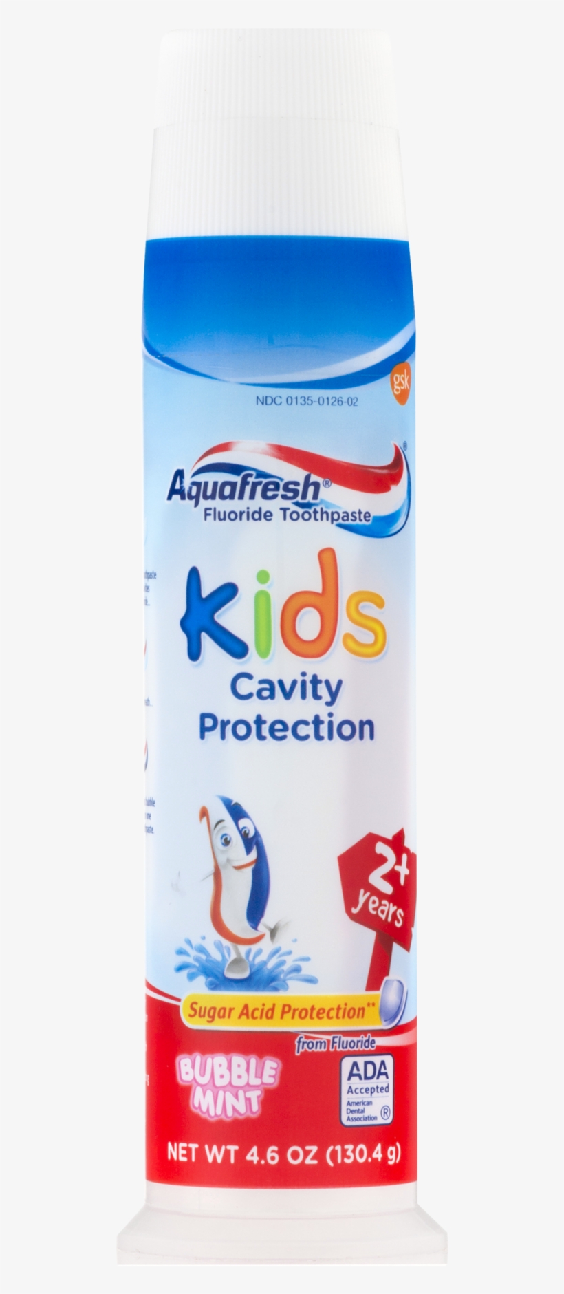 Aquafresh Fluoride Toothpaste Kids Cavity Protection - Fluoride Toothpaste Kids, transparent png #4185389