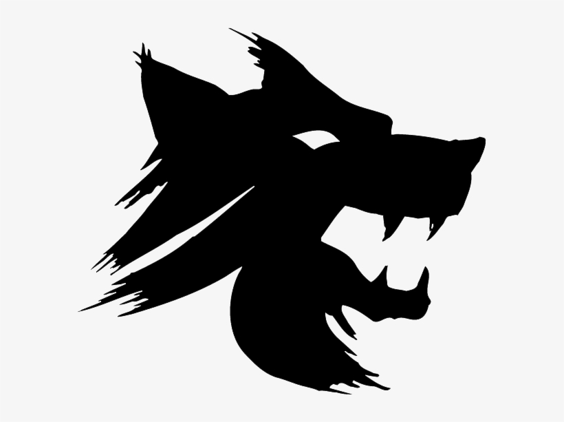 Wolf Face Symbol 1 - Custom Gangrel Clan Symbol, transparent png #4185820