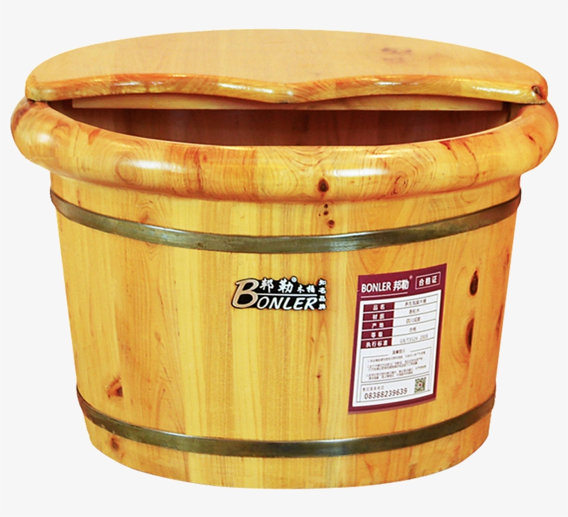 Bangle Solid Wood Foot Bath Barrel Home Massage Foam - Barrel, transparent png #4186388
