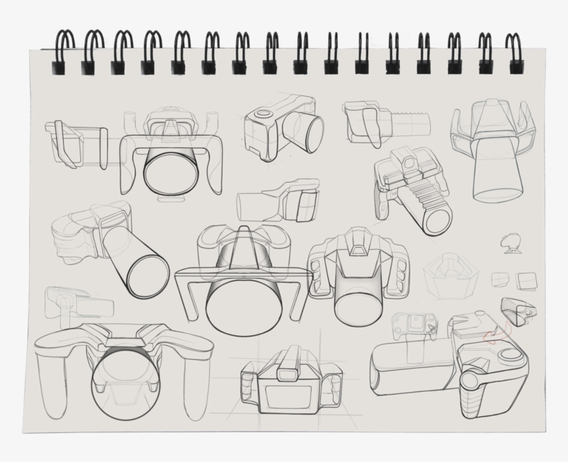 Camera Combine Sketches Notepad1, transparent png #4186526