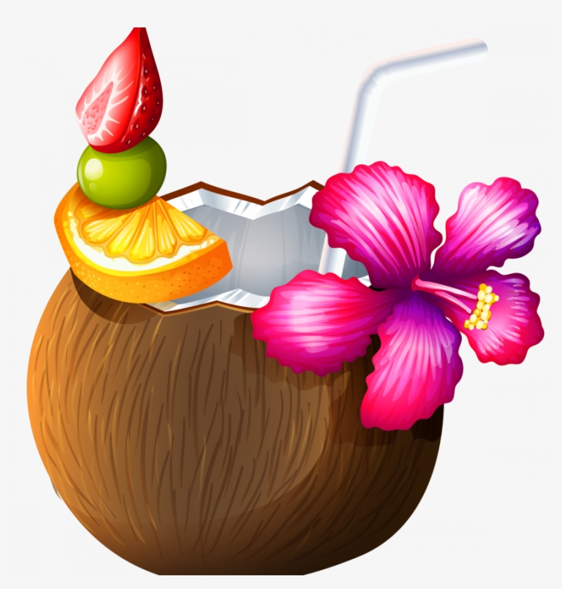 Coconut Cocktail Png Clipart Cocktail Coconut Water Coconut Drink