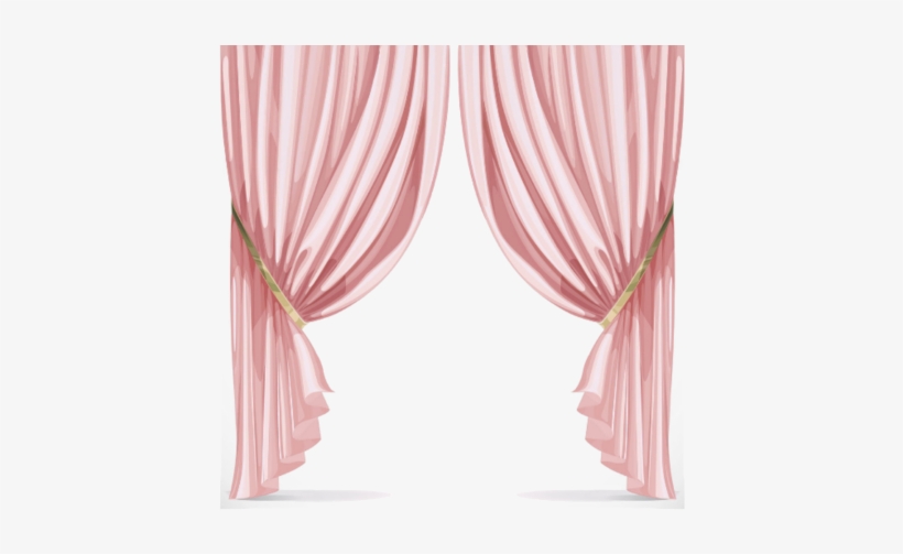 Pink Curtain Vectors, transparent png #4186741