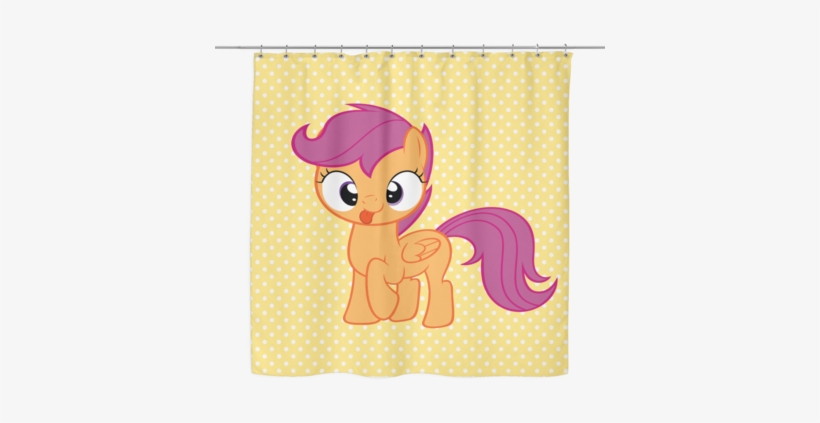 Spotted Shower Curtain - Scootaloo, transparent png #4187167