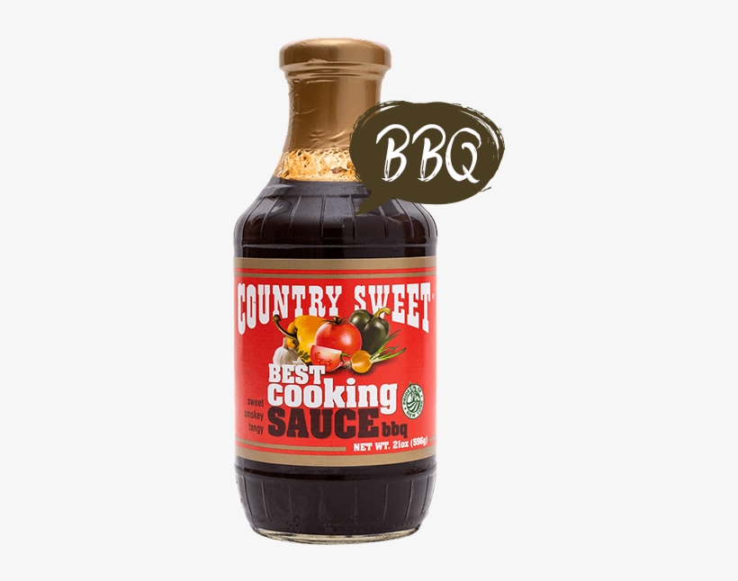 Bbq Sauce - Country Sweet Sauce, Hot - 21 Oz, transparent png #4187296