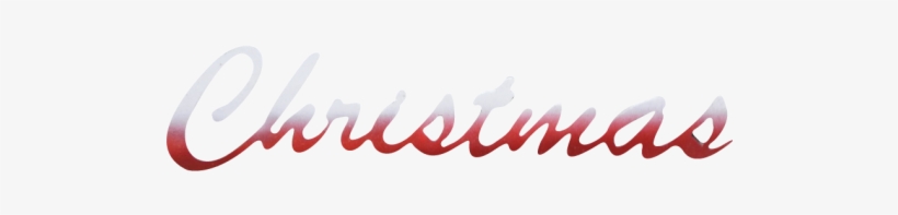 Word Christmas 1 Design 1 No Background 1 - Christmas Day, transparent png #4187604