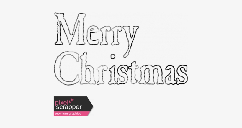 Merry Christmas Word Art - Art, transparent png #4187817