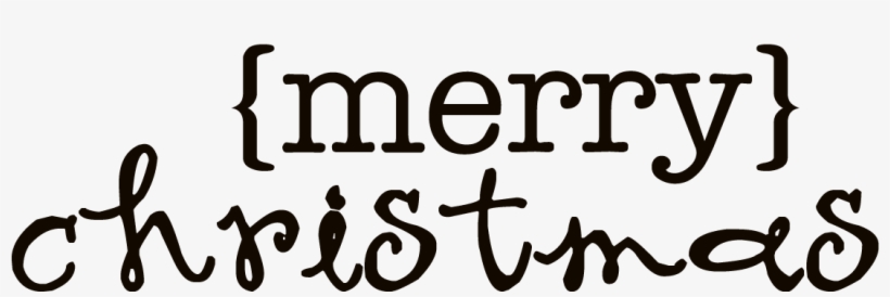 Merry Christmas Word Art Transparent - Paper, transparent png #4187969