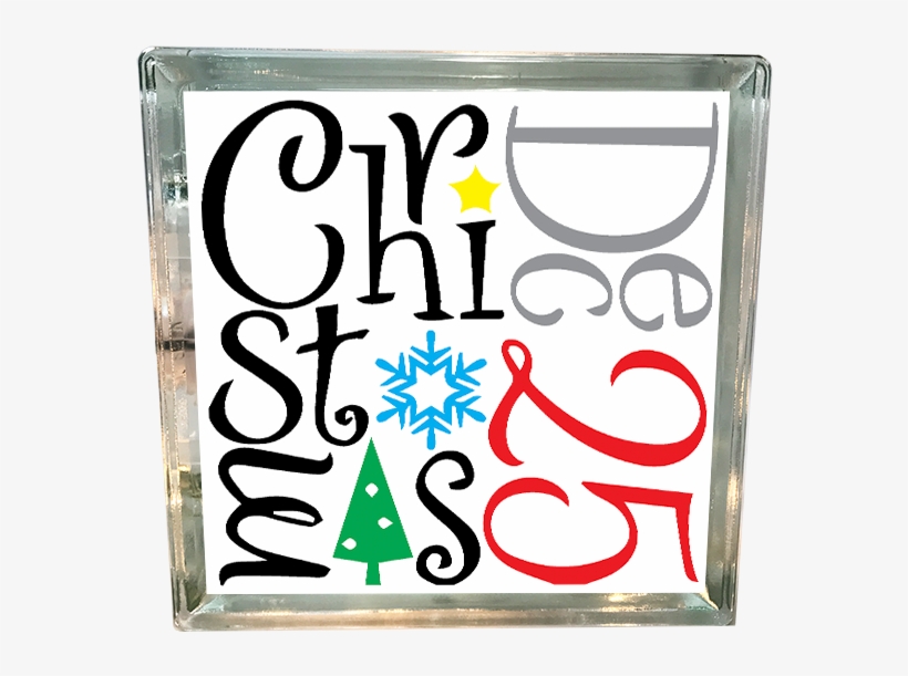 Christmas Word Collage Light Block - Christmas Day, transparent png #4188139