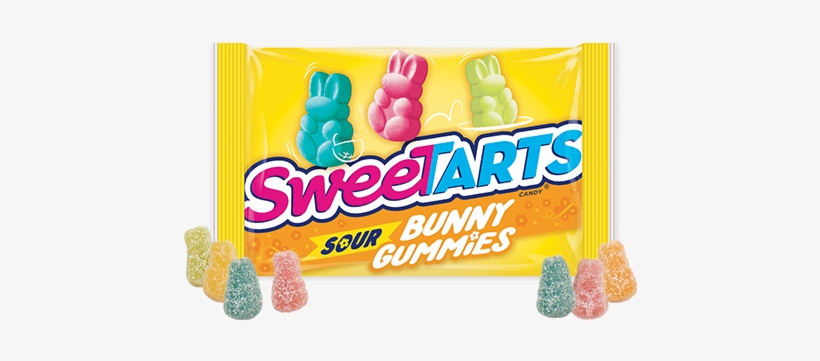 Sweet Tarts Sour Bunnies Gummies, transparent png #4188142