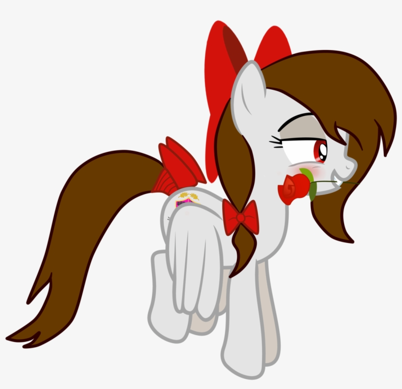 #1299871 - Artist - Rsa - Fim, Blushing, Bow, Floating, - Artist, transparent png #4188387