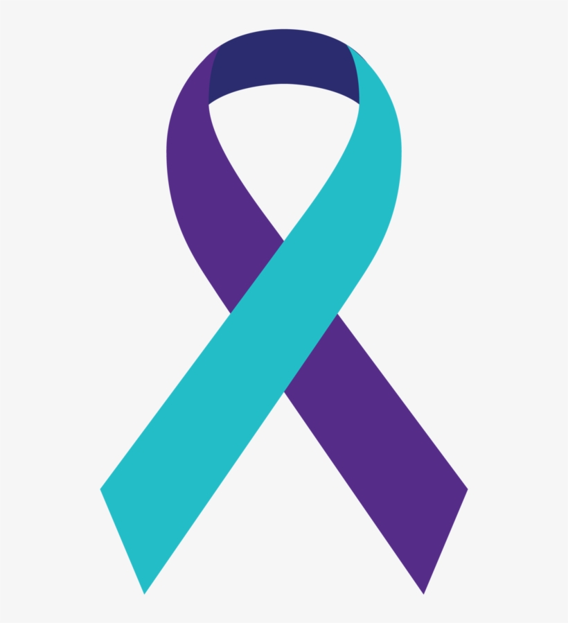 Suicide Prevention Ribbon - Suicide Prevention Logo, transparent png #4188464
