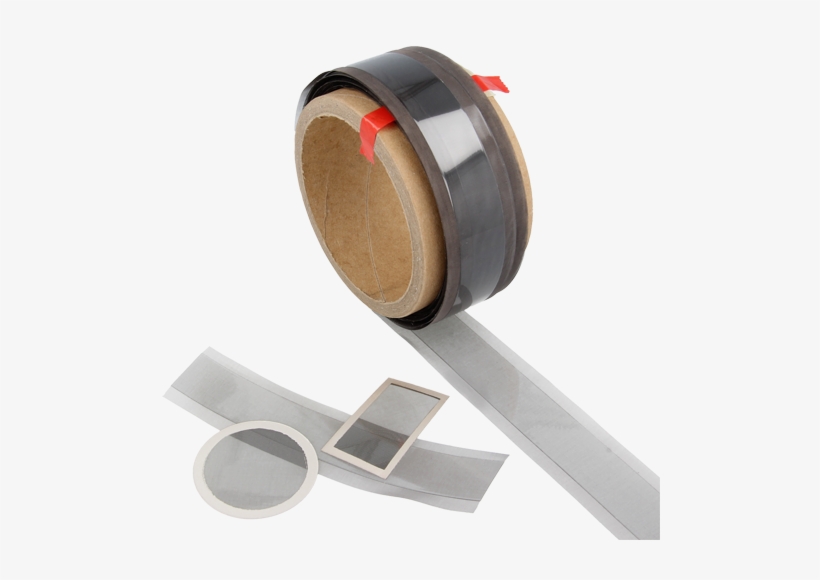 Mesh Foil With Flying Mesh On Sides On Roll - Transparent Electrically Conductive Tape, transparent png #4188964