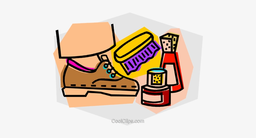Shoe Shine Royalty Free Vector Clip Art Illustration - Shoe Shine Clipart, transparent png #4189713