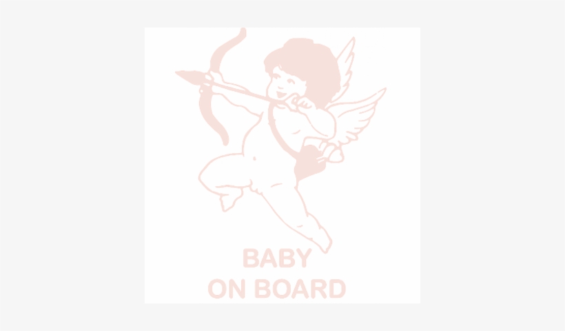 Baby On Board - Angel Vector, transparent png #4190039