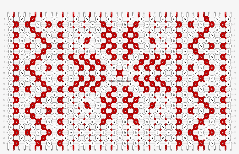 Download Preview - Friendship Bracelet Patterns Christmas, transparent png #4190128