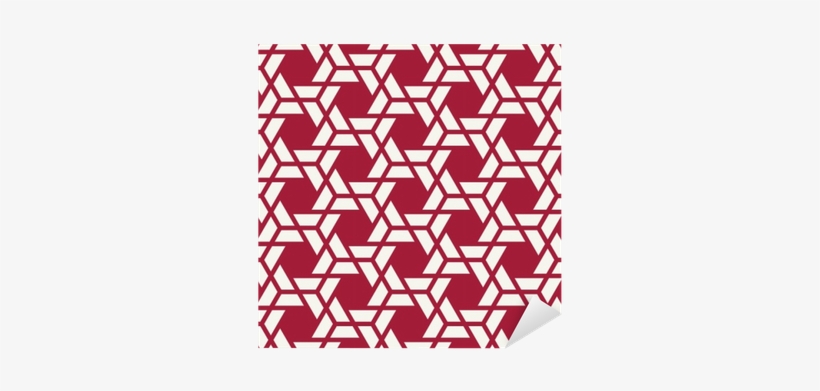Abstract Geometric Red Hipster Fashion Pillow Hexagon - Parallel, transparent png #4190305