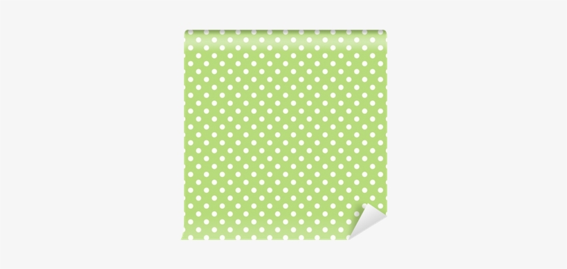 Seamless Vector Pattern With Polka Dots On Green Background - Scarves &  Shawls - Free Transparent PNG Download - PNGkey