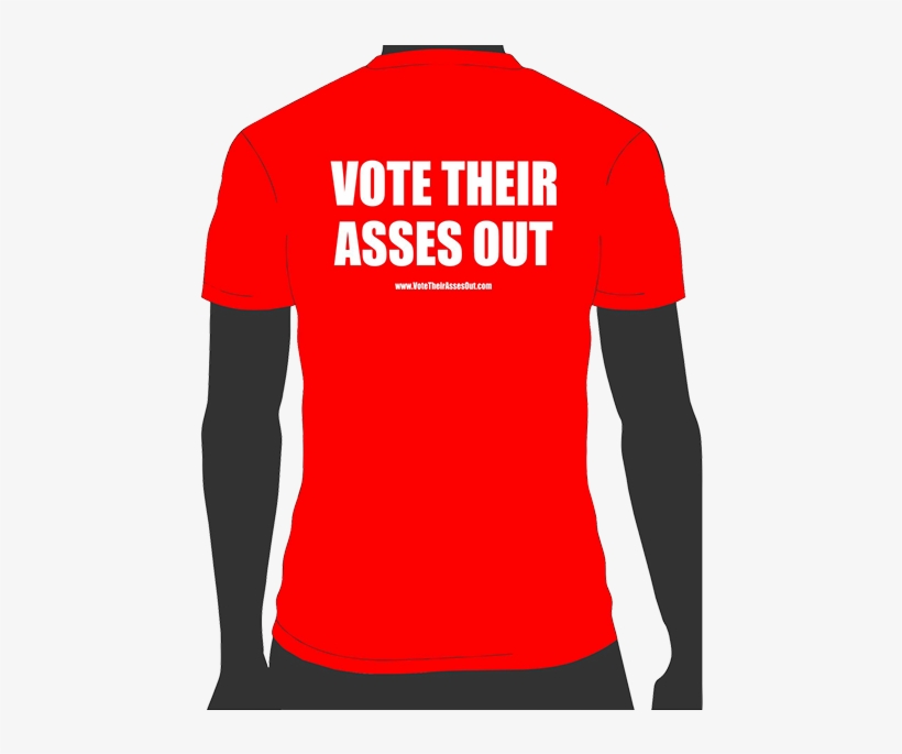 Red T-shirt - Vote Red, transparent png #4190701