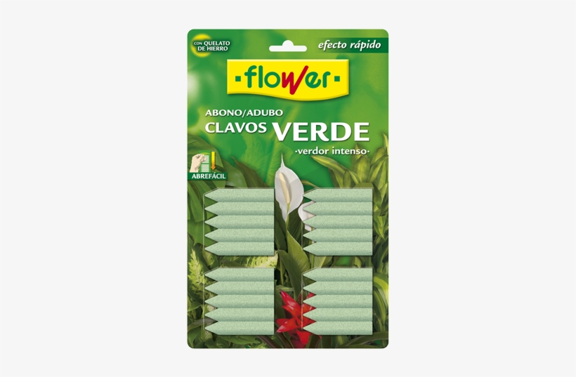 Abono Clavos Verde - Flower 10506 Flower Fertilizer Nails, transparent png #4190881