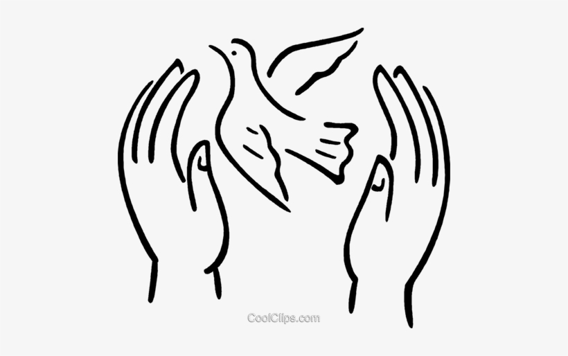 Pomba Sendo Liberado Livre De Direitos Vetores Clip - Liberté, transparent png #4191677