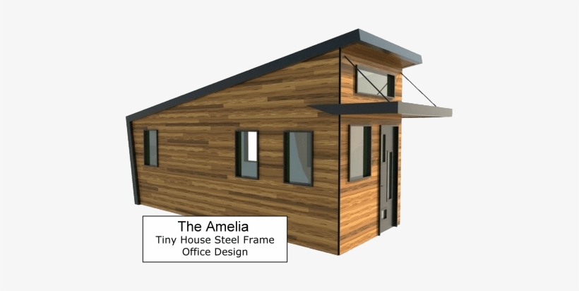 The Amelia Tiny House Steel Frame Kit From Lighthouse - Log Cabin, transparent png #4191774