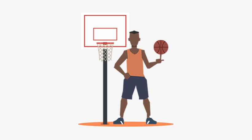 Picture Stock Basketball Practice Clipart - Basketball Court Cartoon Transparent, transparent png #4191953