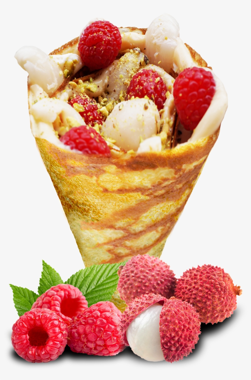 Lychee Romantic T Swirl Crepe Free Transparent Png Download Pngkey