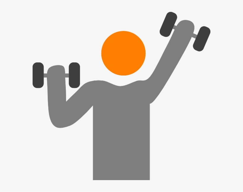 Weight Lifter Clip Art At Clker Com - Transparent Background Exercise Clipart, transparent png #4192369