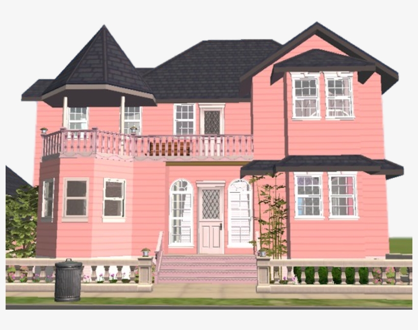 Share This Image - Minecraft Barbie Mansion, transparent png #4192452