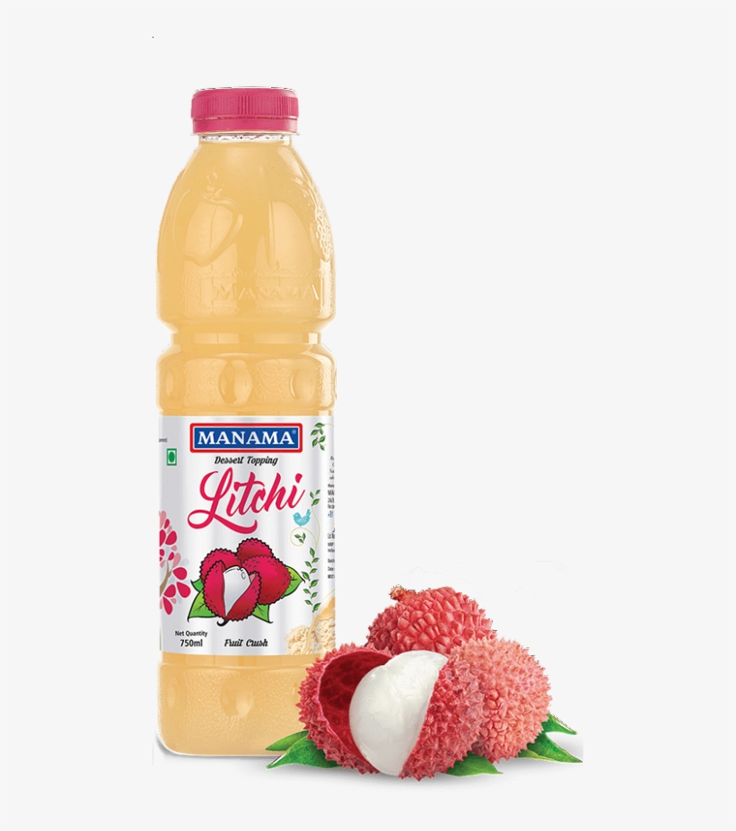 Litchi-crush - 1 Fruit Without Refuse, transparent png #4192663