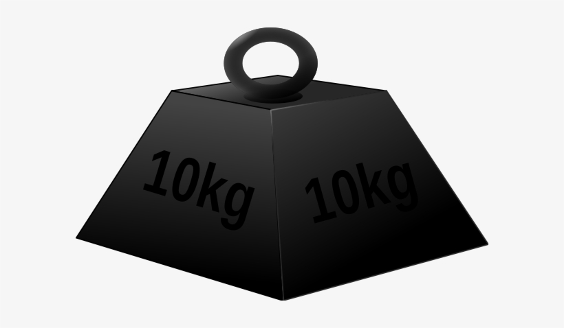 10 Kg Weight Png Images 600 X - Weight Clip Art, transparent png #4192666
